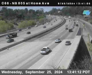 NB 805 at Home Ave (On Ramp)