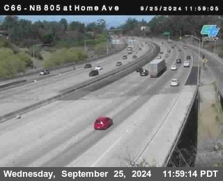 NB 805 at Home Ave (On Ramp)