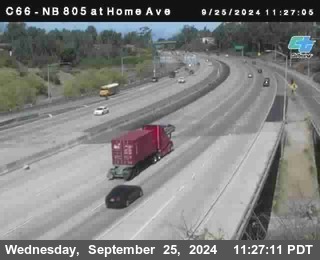 NB 805 at Home Ave (On Ramp)