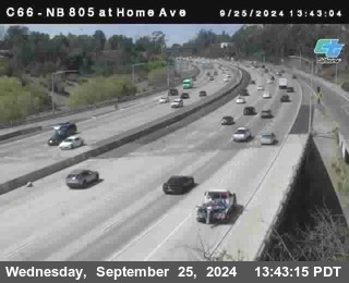 NB 805 at Home Ave (On Ramp)