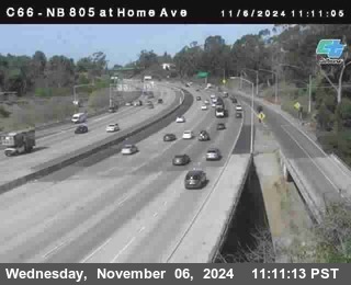 NB 805 at Home Ave (On Ramp)