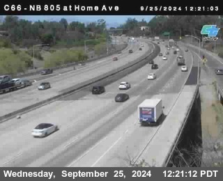 NB 805 at Home Ave (On Ramp)