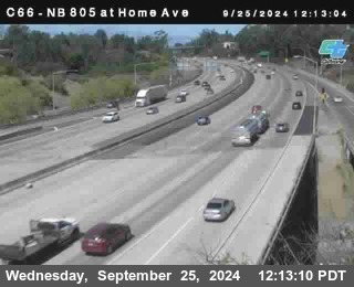 NB 805 at Home Ave (On Ramp)