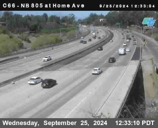 NB 805 at Home Ave (On Ramp)