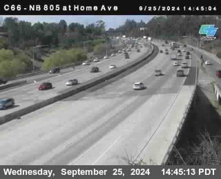 NB 805 at Home Ave (On Ramp)