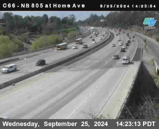 NB 805 at Home Ave (On Ramp)