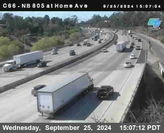 NB 805 at Home Ave (On Ramp)