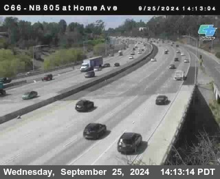 NB 805 at Home Ave (On Ramp)