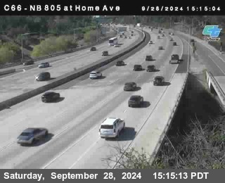 NB 805 at Home Ave (On Ramp)