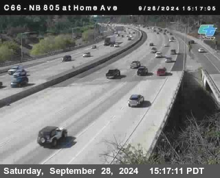 NB 805 at Home Ave (On Ramp)