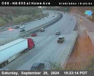 NB 805 at Home Ave (On Ramp)