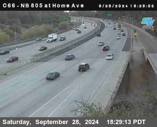 NB 805 at Home Ave (On Ramp)