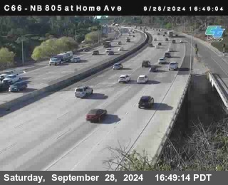 NB 805 at Home Ave (On Ramp)