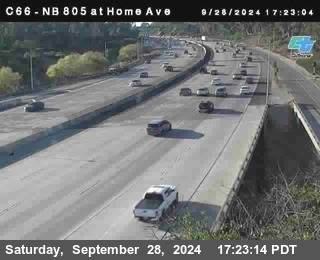 NB 805 at Home Ave (On Ramp)