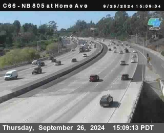 NB 805 at Home Ave (On Ramp)