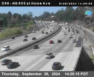 NB 805 at Home Ave (On Ramp)