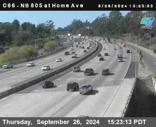 NB 805 at Home Ave (On Ramp)