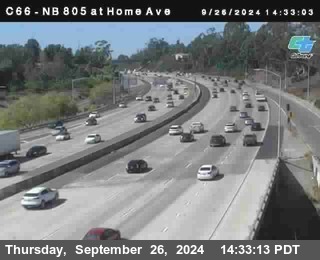 NB 805 at Home Ave (On Ramp)