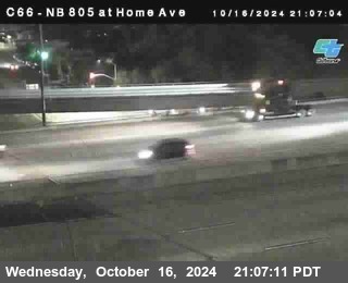 NB 805 at Home Ave (On Ramp)