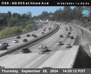 NB 805 at Home Ave (On Ramp)