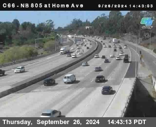 NB 805 at Home Ave (On Ramp)