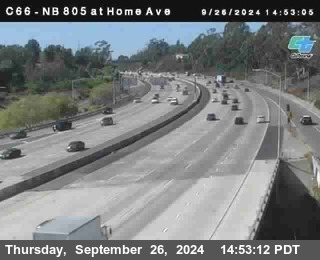 NB 805 at Home Ave (On Ramp)