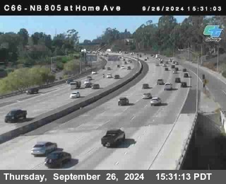 NB 805 at Home Ave (On Ramp)