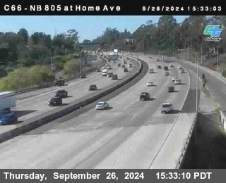 NB 805 at Home Ave (On Ramp)