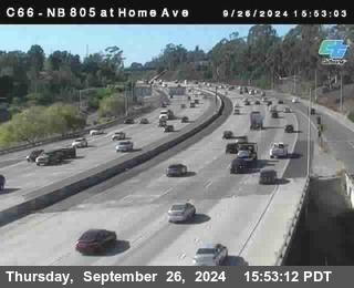 NB 805 at Home Ave (On Ramp)