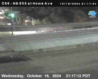 NB 805 at Home Ave (On Ramp)