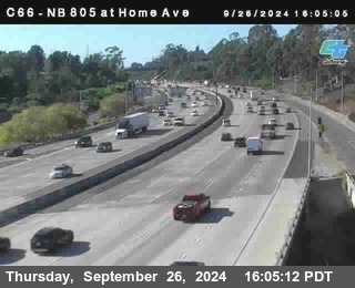 NB 805 at Home Ave (On Ramp)