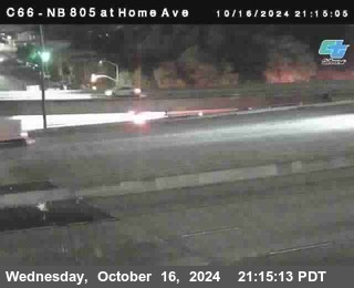 NB 805 at Home Ave (On Ramp)