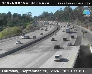 NB 805 at Home Ave (On Ramp)