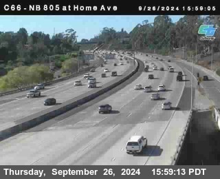 NB 805 at Home Ave (On Ramp)