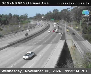 NB 805 at Home Ave (On Ramp)