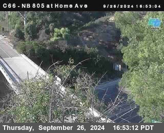 NB 805 at Home Ave (On Ramp)