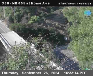 NB 805 at Home Ave (On Ramp)