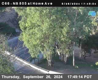 NB 805 at Home Ave (On Ramp)