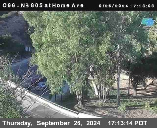 NB 805 at Home Ave (On Ramp)