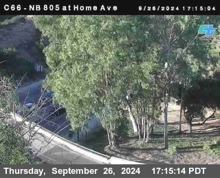 NB 805 at Home Ave (On Ramp)