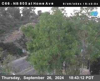 NB 805 at Home Ave (On Ramp)