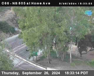 NB 805 at Home Ave (On Ramp)