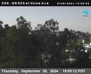 NB 805 at Home Ave (On Ramp)