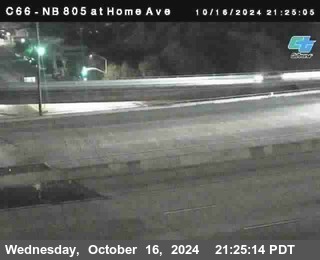 NB 805 at Home Ave (On Ramp)