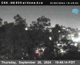 NB 805 at Home Ave (On Ramp)