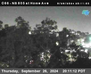 NB 805 at Home Ave (On Ramp)