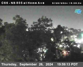 NB 805 at Home Ave (On Ramp)