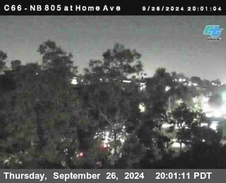 NB 805 at Home Ave (On Ramp)