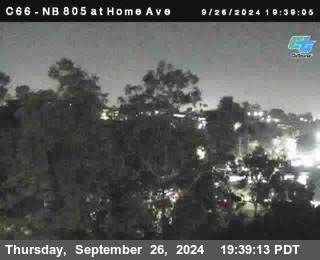 NB 805 at Home Ave (On Ramp)