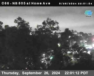 NB 805 at Home Ave (On Ramp)